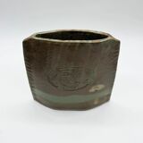 "Totem" vase signed by Anthony Pitot – unique piece, 1980s