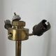 Bronze bamboo floor lamp, 19th century.