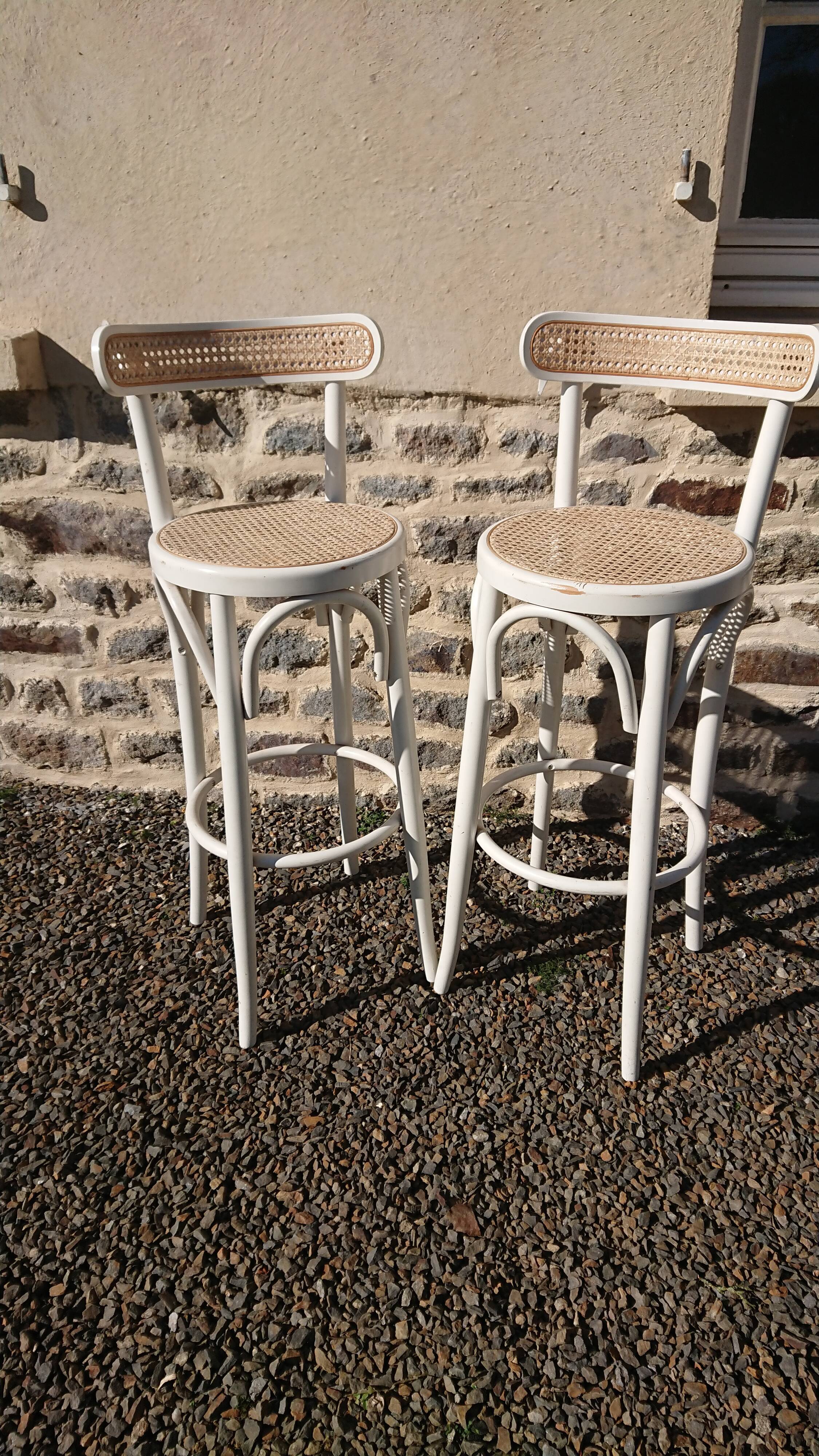 Lot of two canna stools