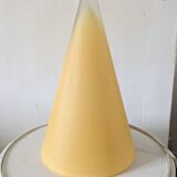 Large designer Teepee glass lamp