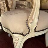 Fauteuil vintage style Louis XV