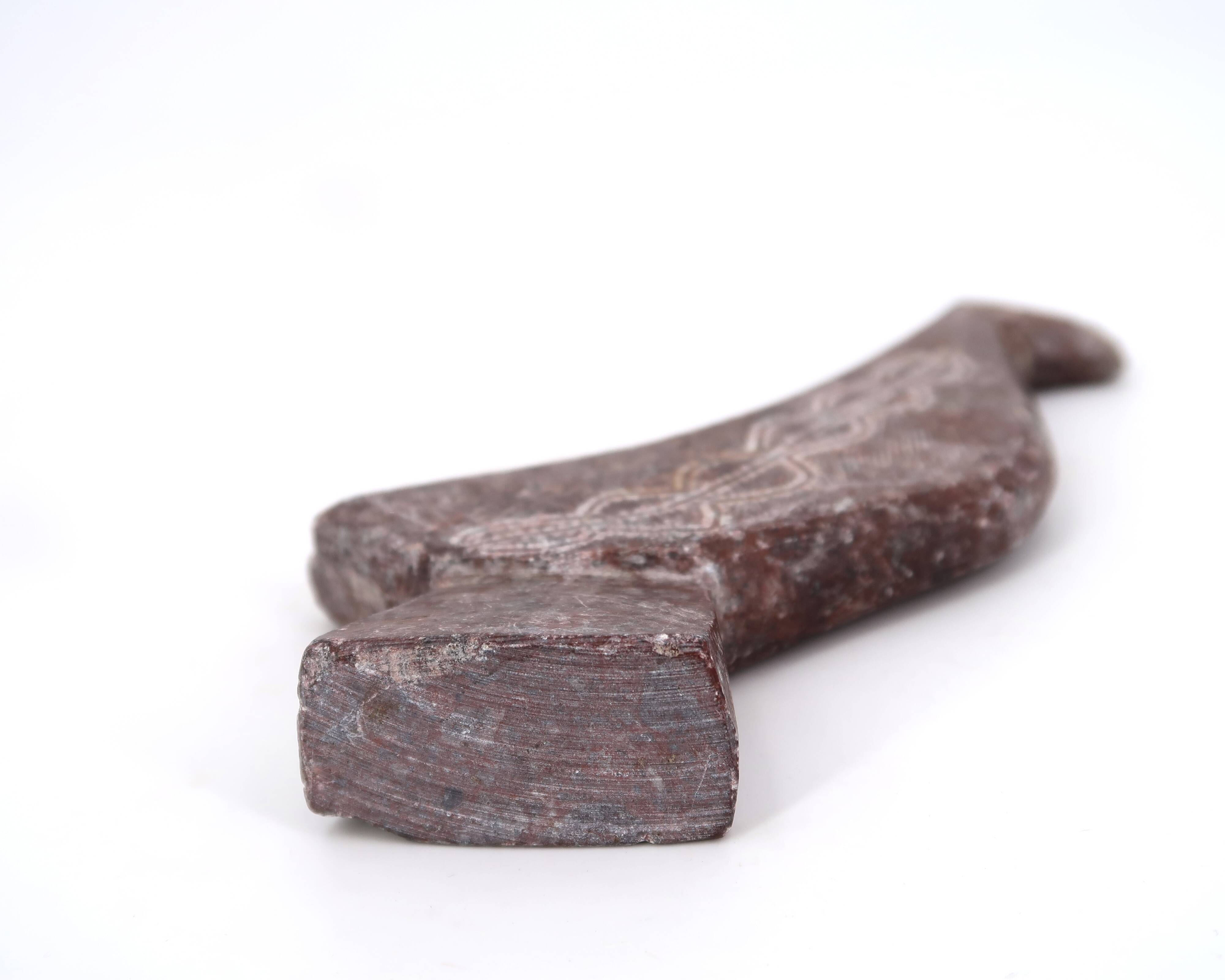 Moroccan stone bird paperweight, 1970s