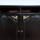 Sideboard of Blackened Oak Paneling, Regency style – Late 19th century