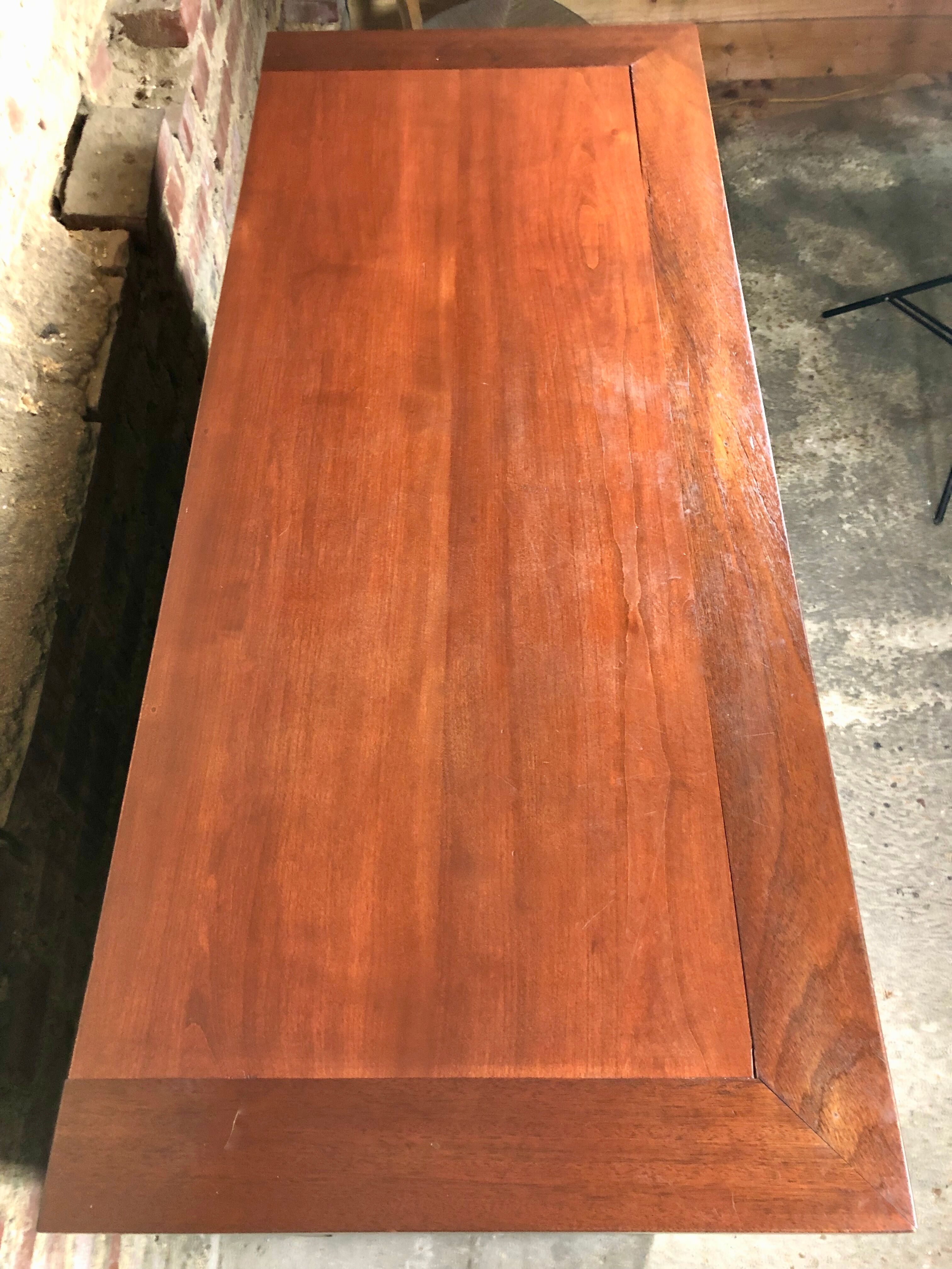 Empire style buffet in mahogany stained mahogany