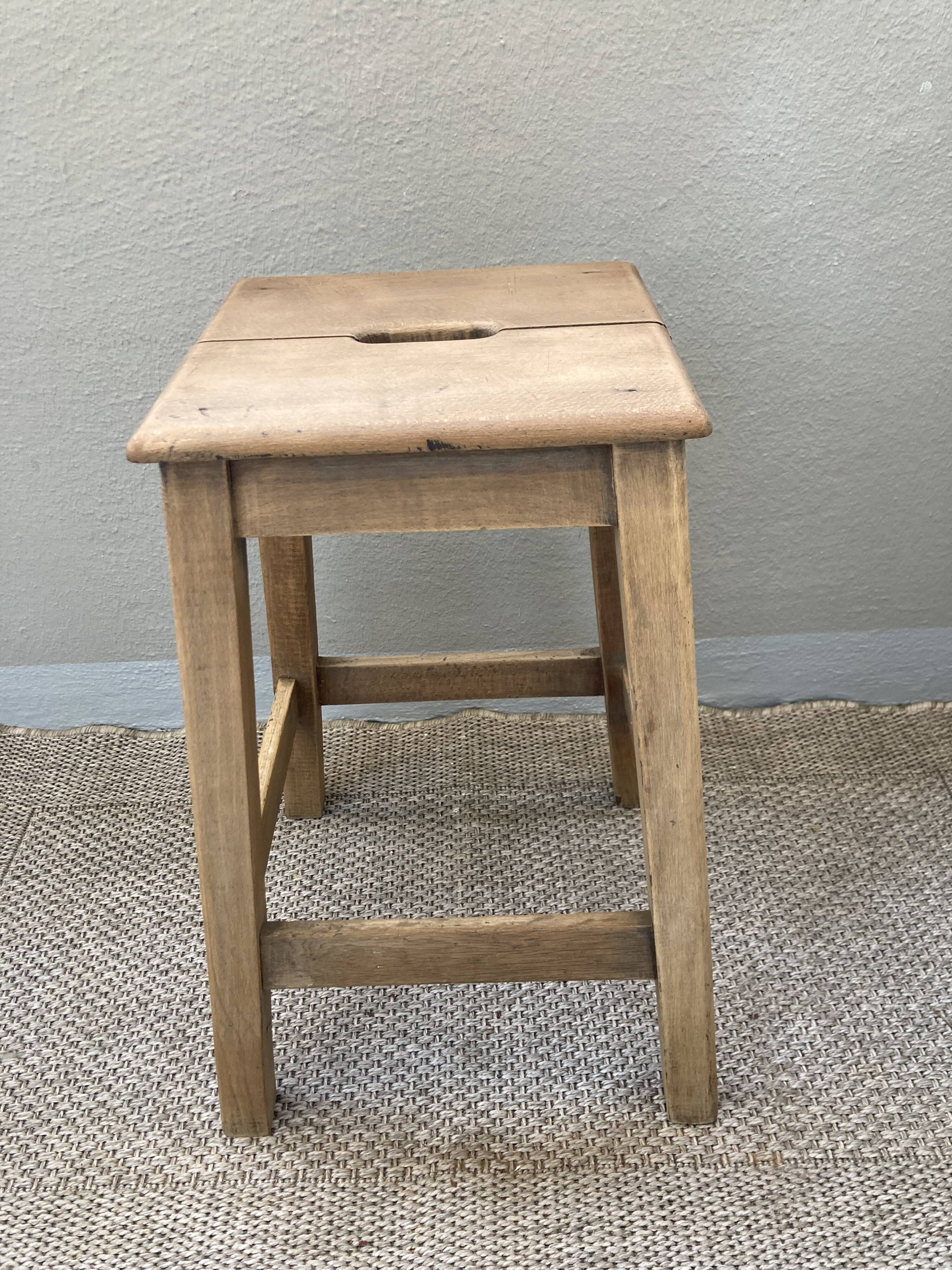 Vintage wooden stool