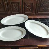 3 serving dishes in Rosenthal white porcelain - Art Deco