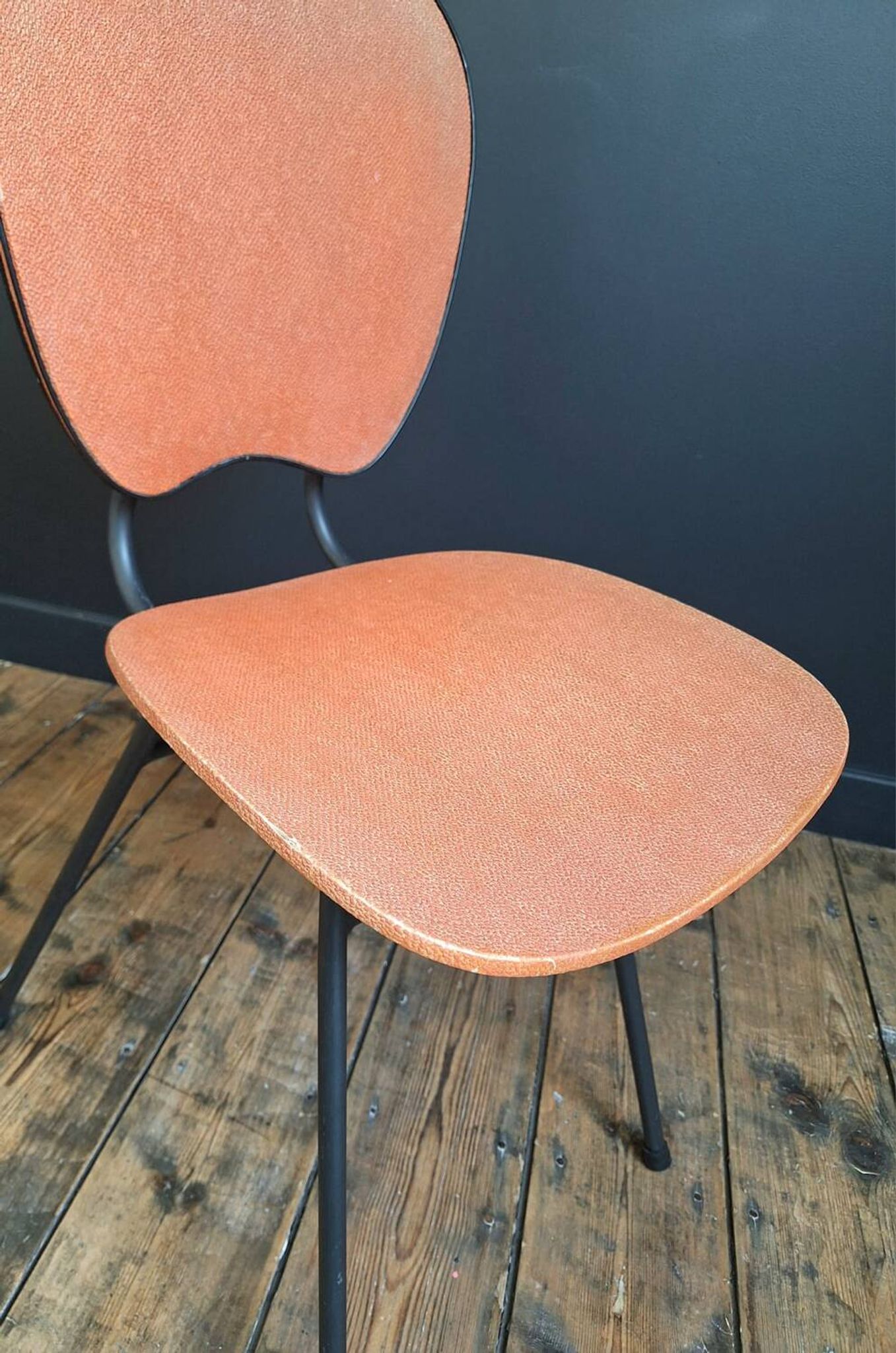 Trio of vintage chairs, antique designer seating furniture