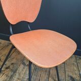 Trio of vintage chairs, antique designer seating furniture