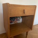 Scandinavian wood bedside