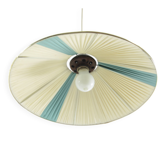 Rare Louis Kalff Philips pendant lamp with nylon bands, 1950s