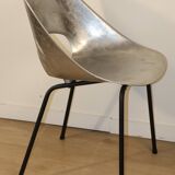 Aluminium chair, "Tulip" model, by Pierre Guariche, Steiner edition, 1960