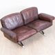 Brown leather 2-seater sofa by De Sede, model DS 31, vintage 1960s.
