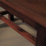 Solid oak farmhouse table, France, around 1950.