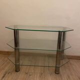 Glass and chrome furniture