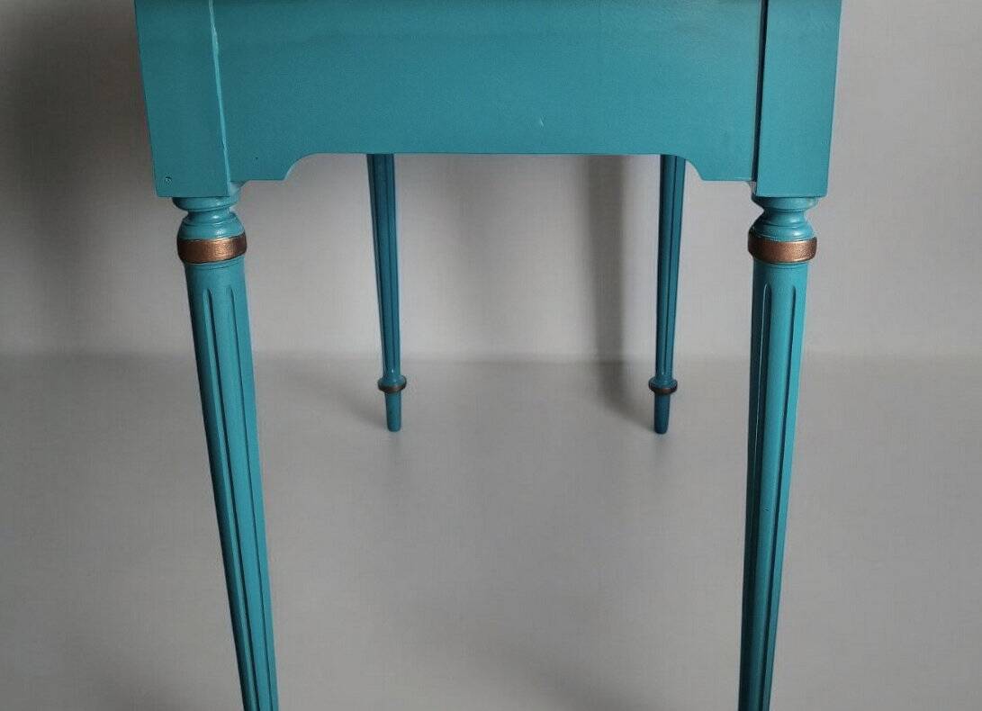 Small Louis XVI blue desk Sarcelles