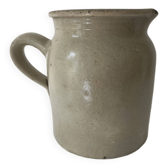 Pot, pitcher in glazed stoneware