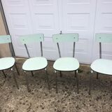 Set of 4 chairs formica