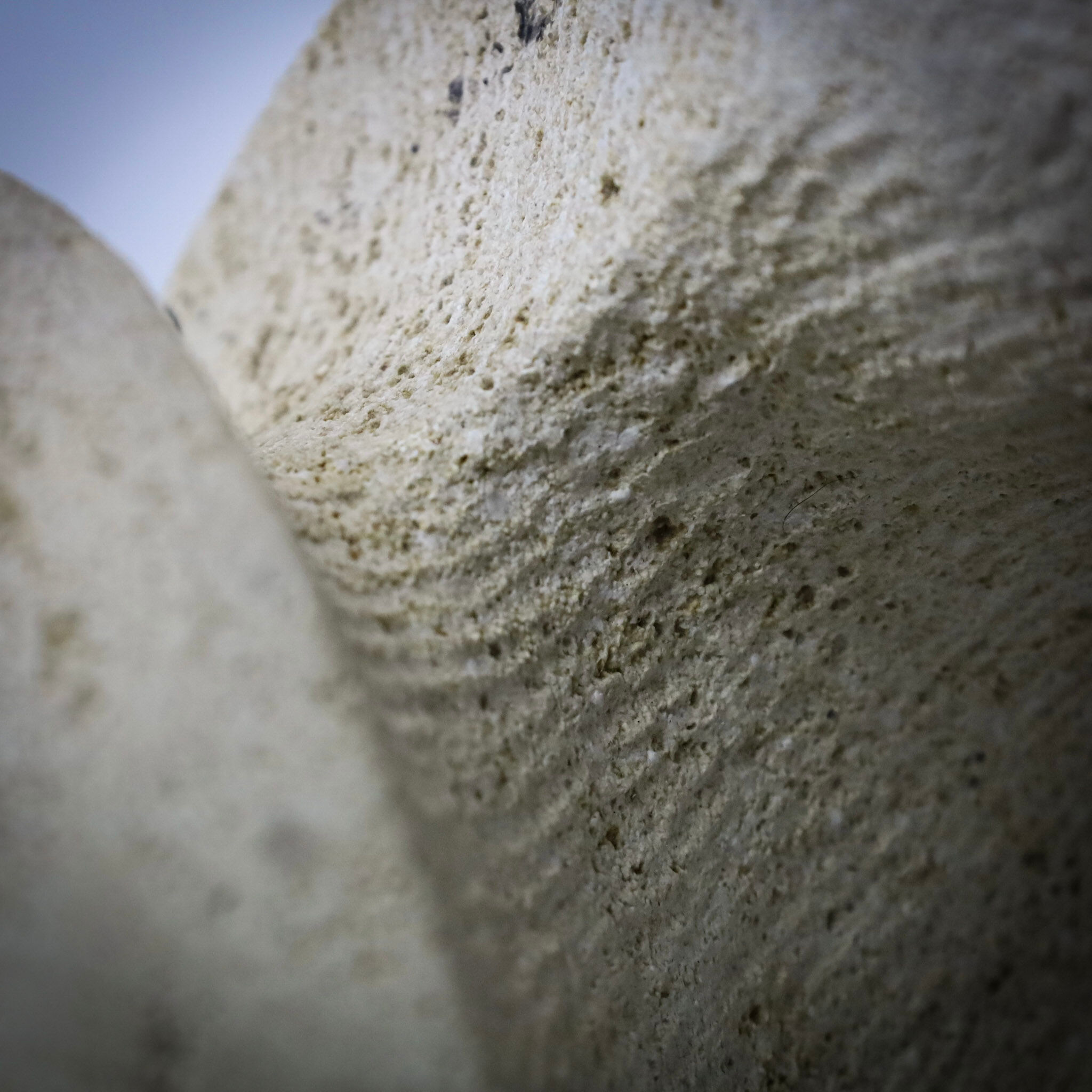 Modernist sandstone sculpture by Ineke van Zuuren, Netherlands, 1980s