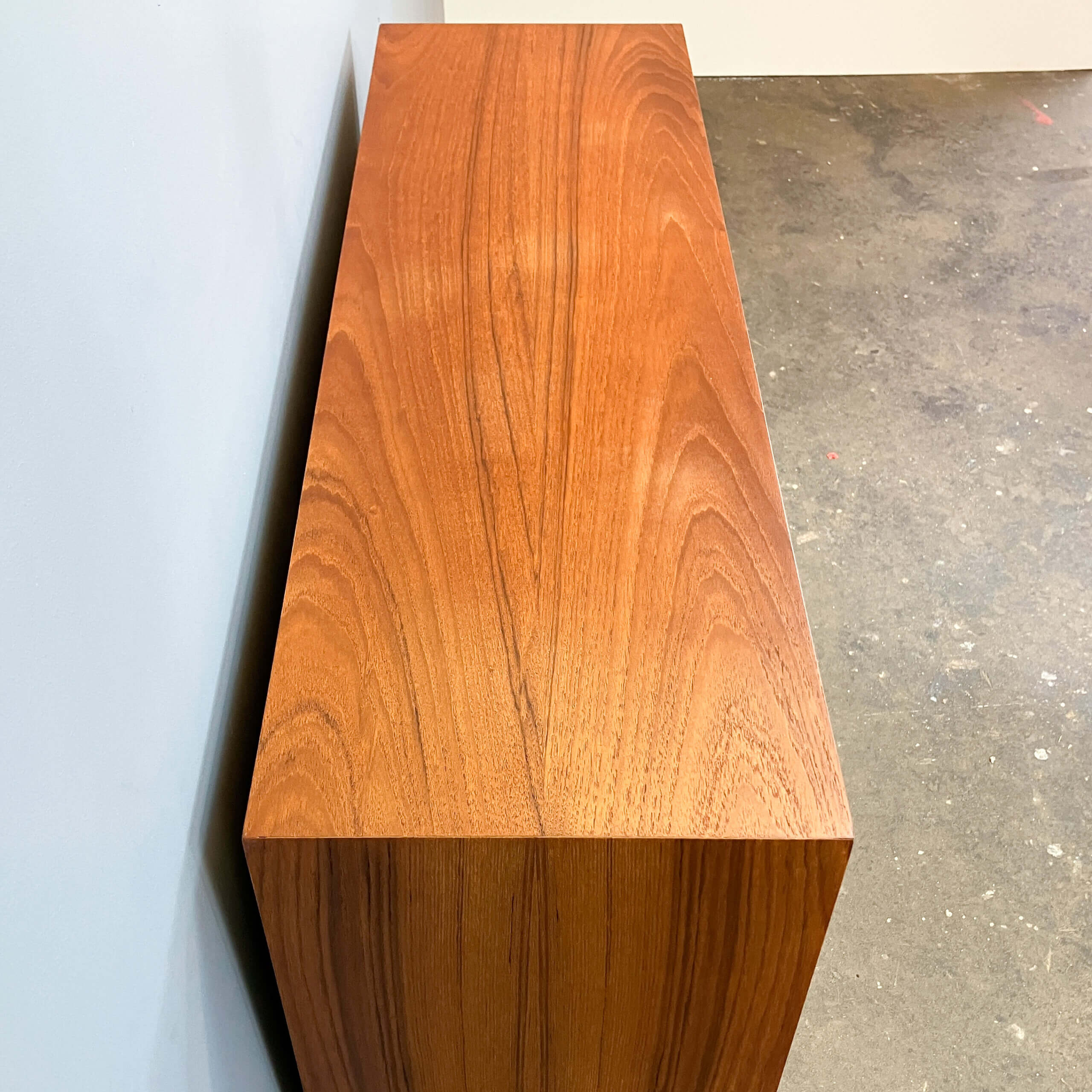 Small sideboard on hairpin legs, teak, 1960s