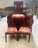 Set of three antique chairs in perfect condition.
