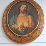 icon Jesus Christ sacred heart - religious, Christianity