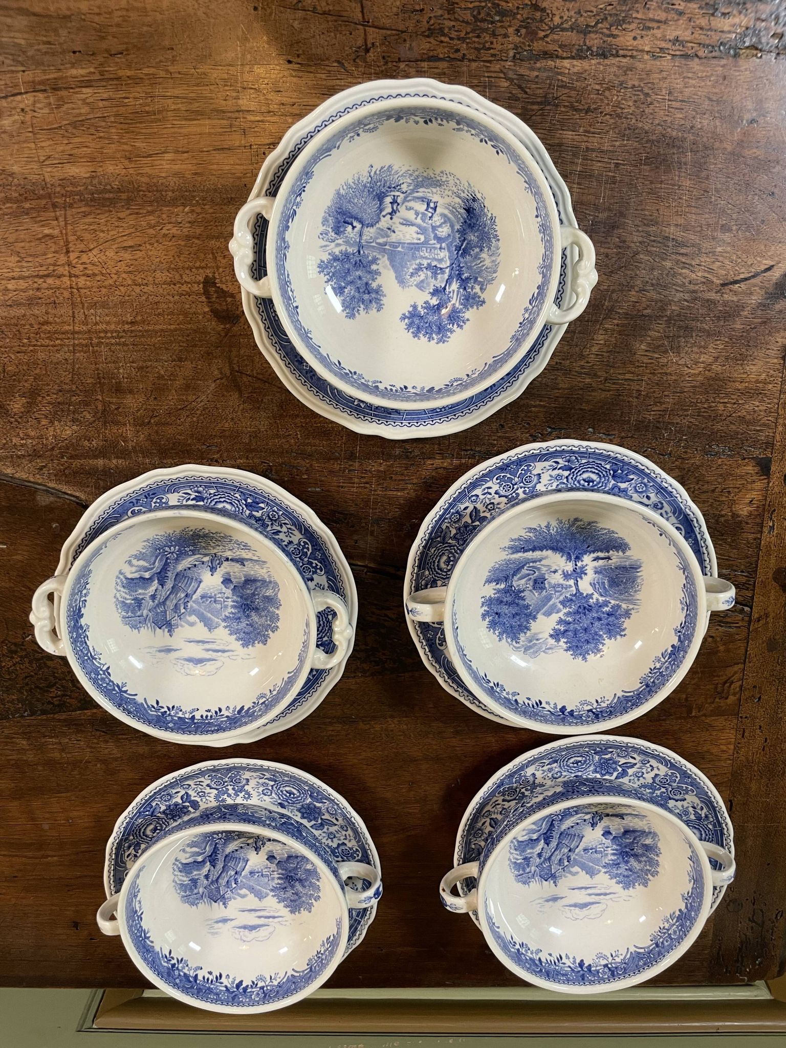 Villeroy & Boch Burgenland service, 82 pieces (1950s)