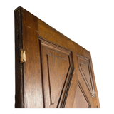 Porte en chêne sculptée