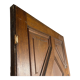Porte en chêne sculptée