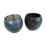 Pots en grès signé L. Pointu