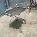 Vintage chrome bar cart