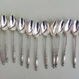 12 Silverplated teaspoons