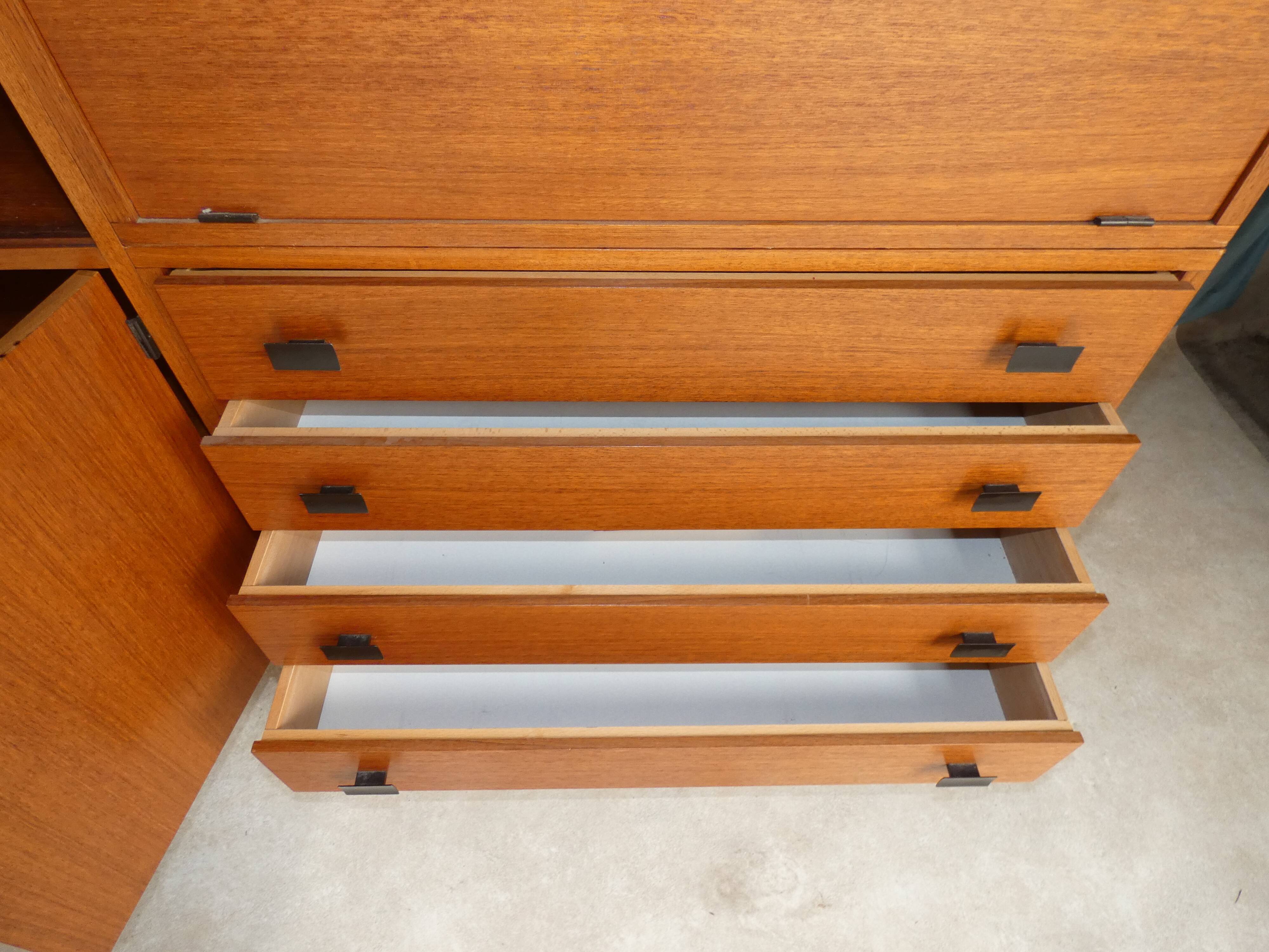 secretary in teak 1950