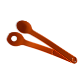 Cutlery or salad clips Tupperware vintage orange 70s