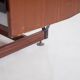 Small wooden desk with metal structure, Italy, 1960s.