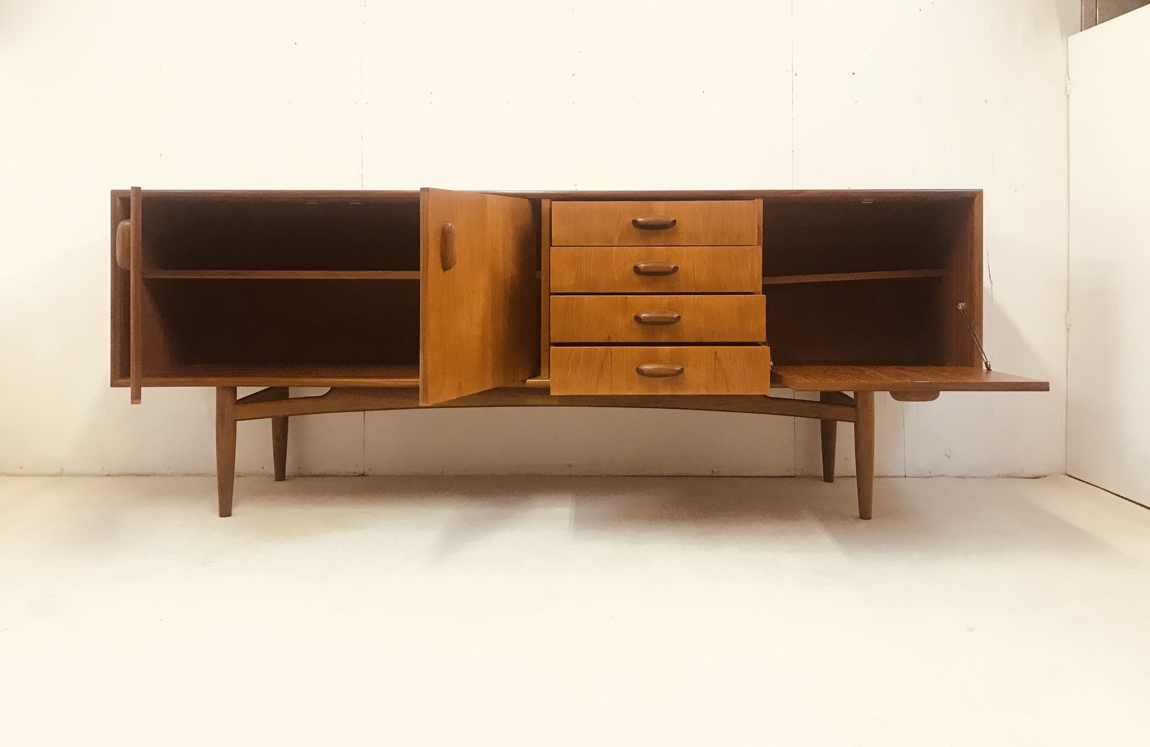 Brasilia teak sideboard designed by  Victor Wilkins for G-plan