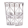 Old wrought iron grids