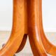 1970s solid teak dining table with Scandinavian design.