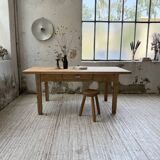 Ancienne table de ferme en chêne