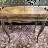 Louis XV style games table in marquetry