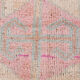 3x11 pale pink vintage runner rug 104x328cm