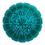 Service plate Sarreguemines