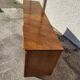 Art deco marquetry 4-door sideboard in walnut from the 1950s