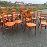 Set of 18 bistro chairs