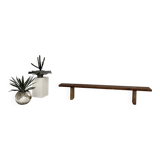 Modernist pine bench Circa 1950