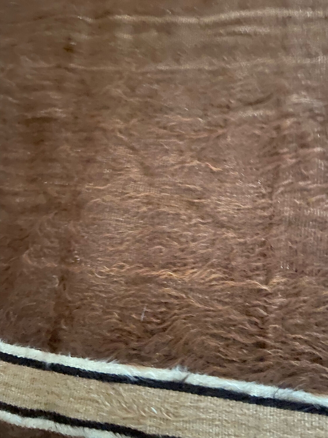 Ethnic mohair rug