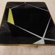 Vintage Coffee Table • Brass • Glass • 1950