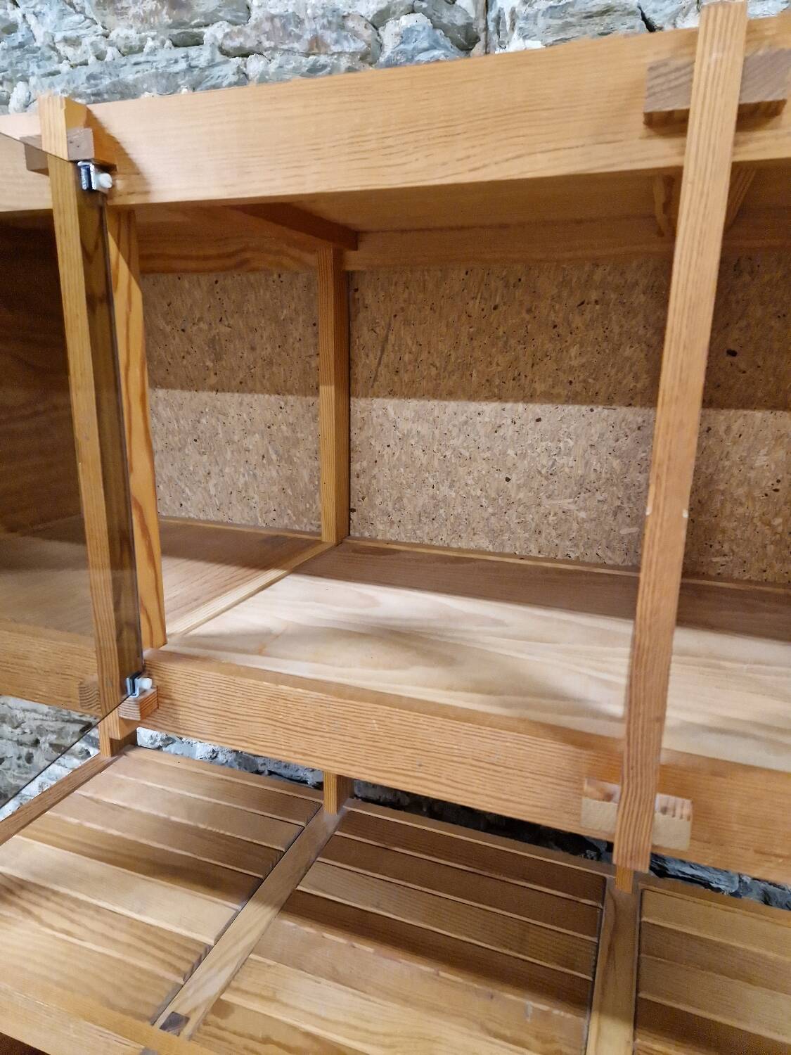 80s pine buffet in revival style