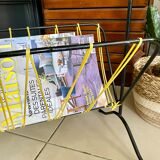 Vintage scoubidou tablet magazine holder