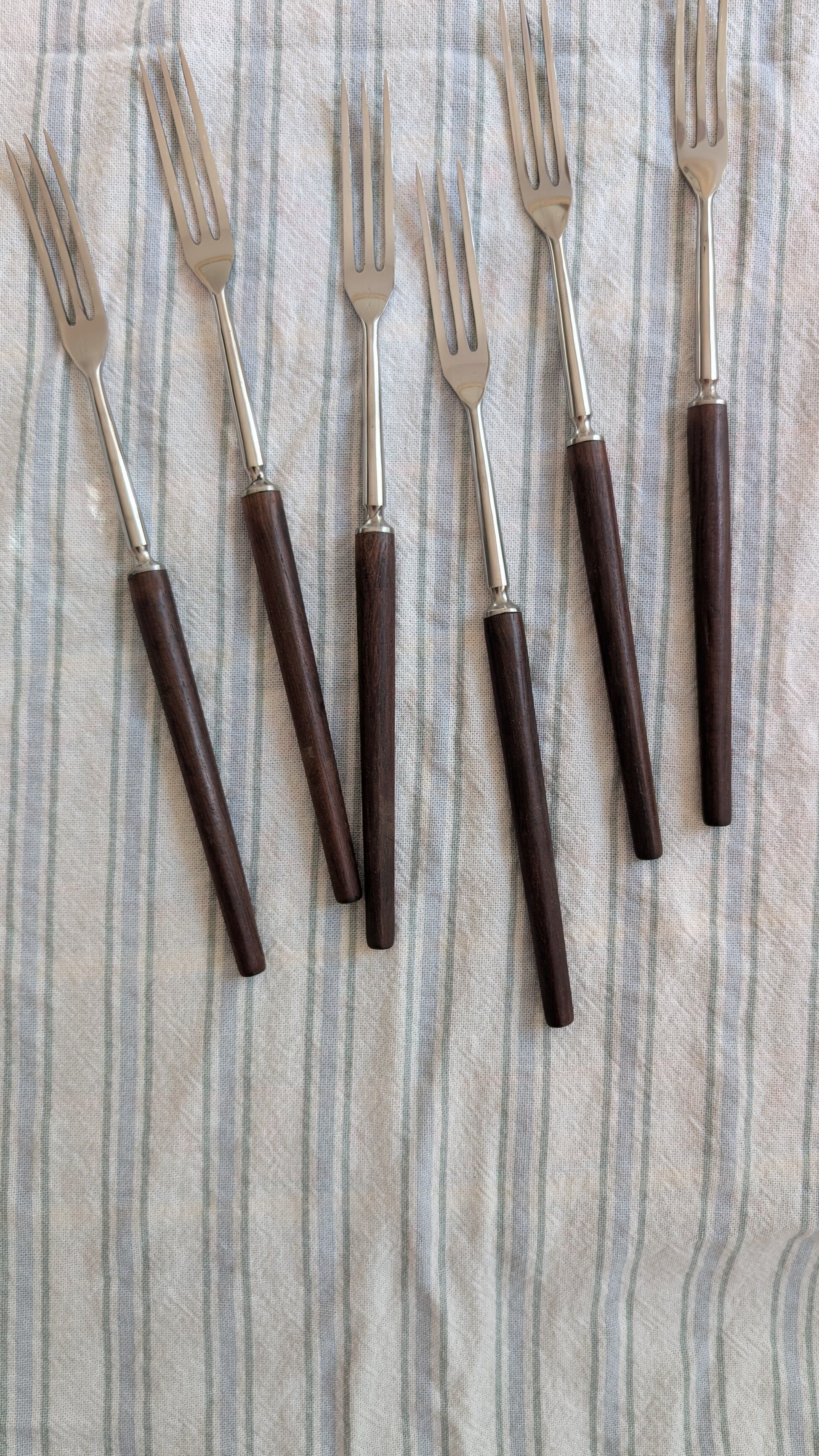 Teak forks