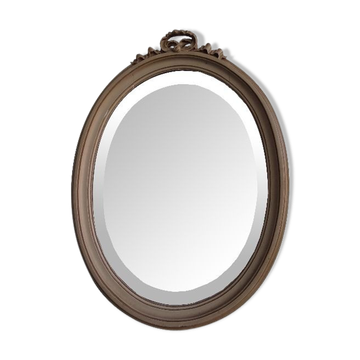 Mirror lacquered style Louis XVI 44x60cm